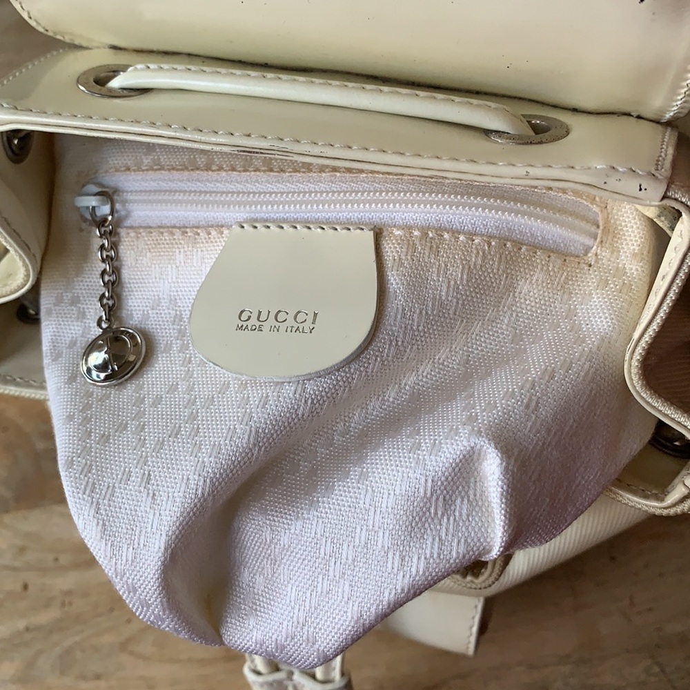 GUCCI Mini Backpack w/Bamboo Handle - Vintage - Picture 12 of 15